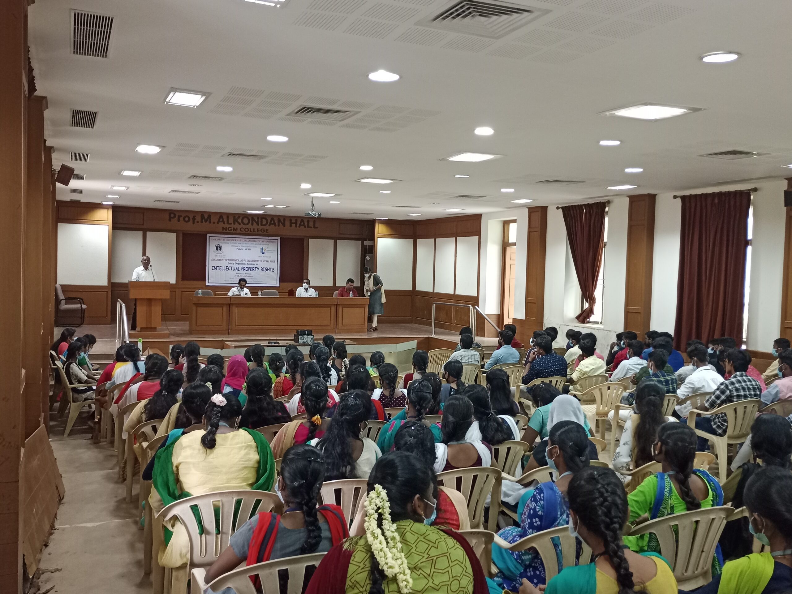 P.G and Research Department of Social Work -Seminar on Intellectual Property Rights