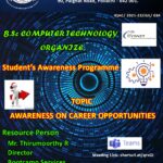 Department of Computer Technology
- Awareness on career opportunities
