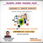 Department of Computer Technology
National Level Seminar on Awareness on Information Security
