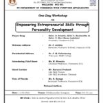 One Day Workshop on Empowering Entrepreneurial Skills through Personality Development 2021