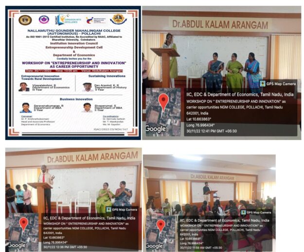 “Entrepreneurship and Innovation as a Career Development Workshop