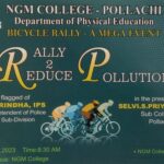 Department of Physical Education-NGM Sports Academy-Bicycle Rally