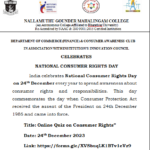 NATIONAL CONSUMER RIGHTS DAY