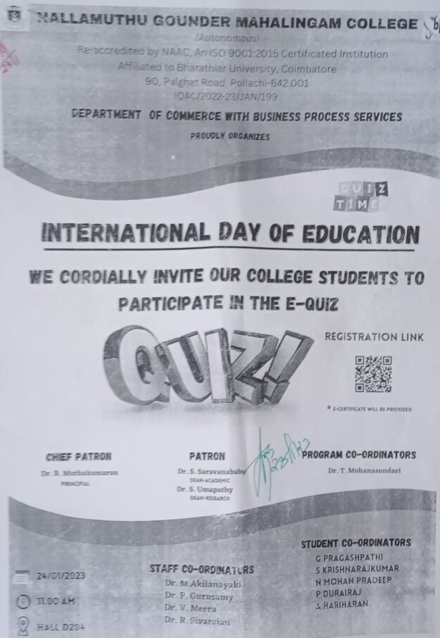 E- QUIZ 24.1.2023