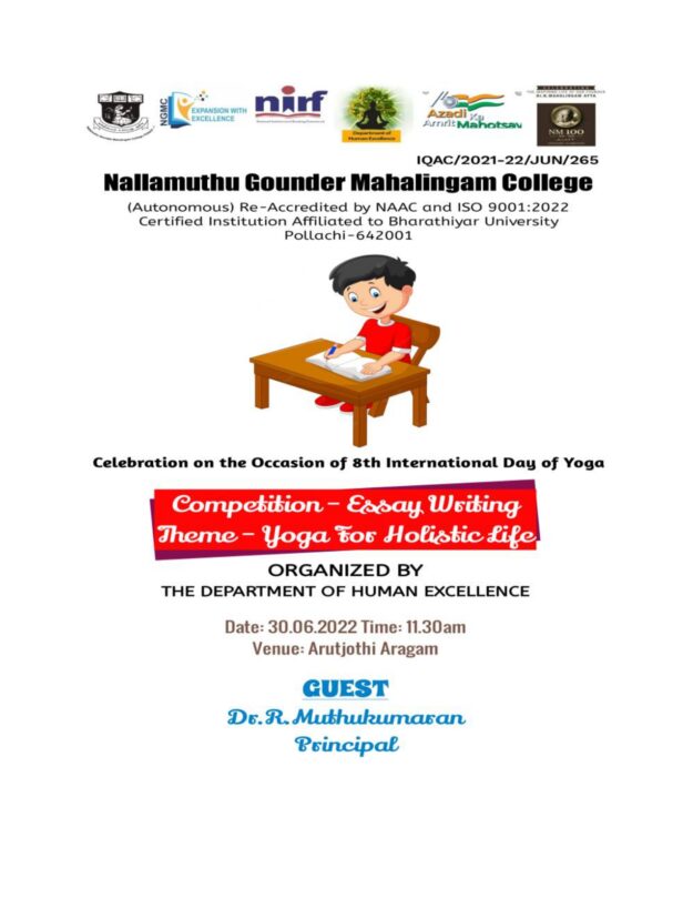 Eassay Competition on 30.06.2022