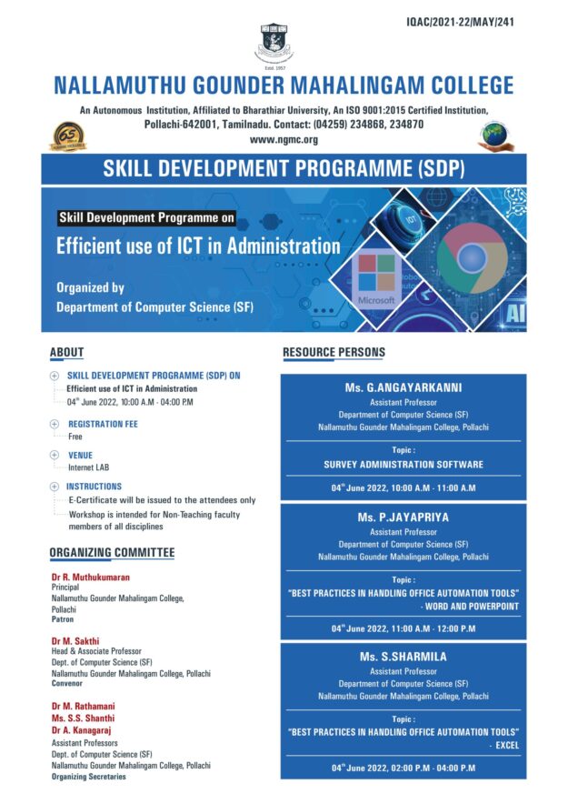 Efficient Use of ICT in Administration