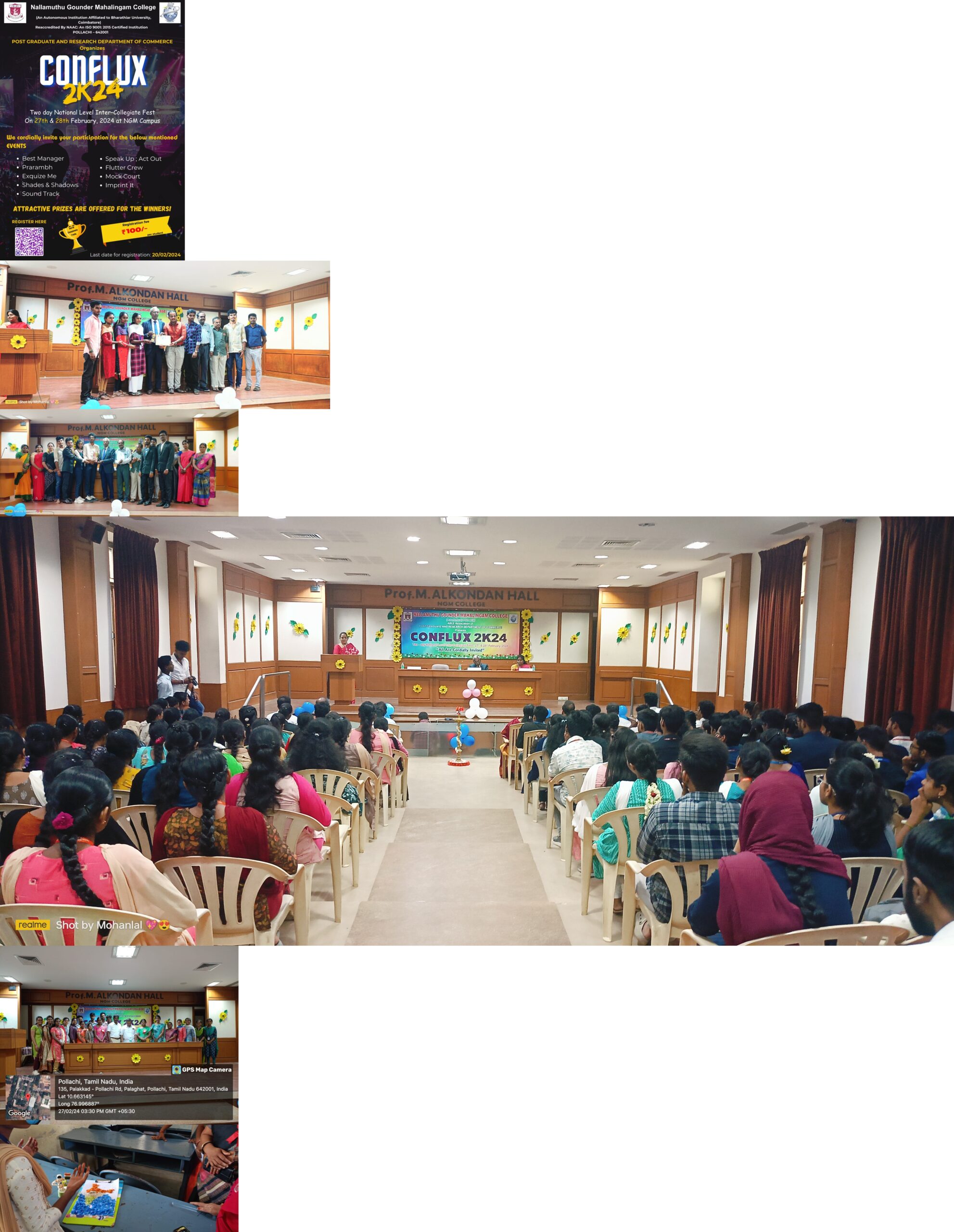 COMMERCE AIDED-“CONFLUX 2K24” a two day National Level Inter-Collegiate Fest”