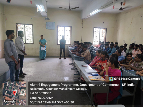 Alumni Engagement Programme on “Career Opportunities in Banking Sector”