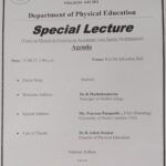 Department of Physical Education-NGM Sports Academy- Special Lecture