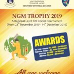 Department of Physical Education-NGM Sports Academy- A Regional Level T20 Cricket Tournament