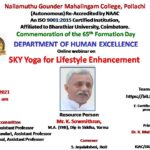 Webinar on Sky yoga for Lifestyle Enhancement