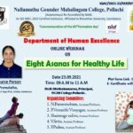 Webinar on Eight Asanas for Healthy Life