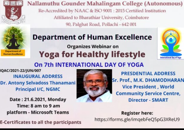 Yoga day on 21.06.2021