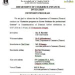 Extension program on Career Guidance for professional Courses