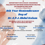 8th Year Remembrance of Dr.A.P.J. Abdul Kalam