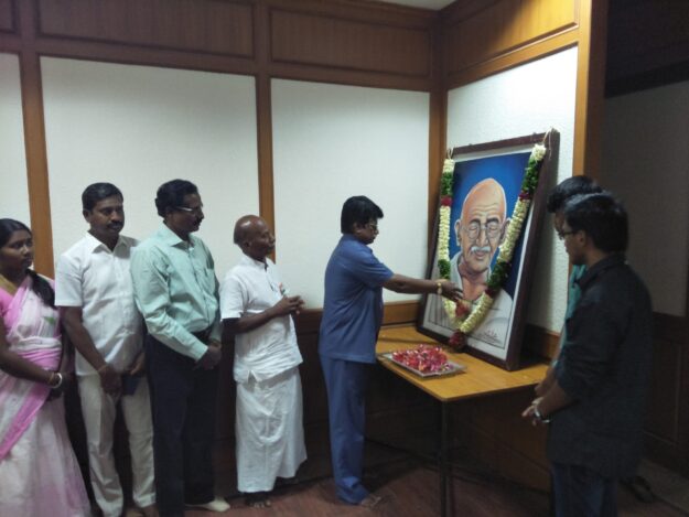COMMOMERATING THE LIFE OF MAHATMA AND ARUTCHELVAR