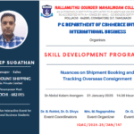 Nuances on Shipment Booking and Tracking Overseas Consignment