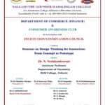 Seminar on Design Thinking for Innovation : From Concept to prototype